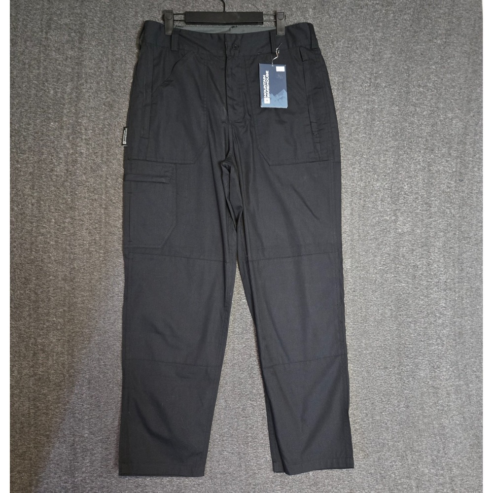 Men's Mountain Warehouse Trade Short Trousers Black Water Resistant Hiking Sz 32